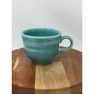 Fiesta Homer Laughlin 2-3/4" Coffee Tea Cups Banded, Teal
